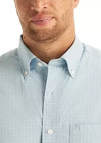 Big & Tall Long Sleeve Moisture Wicking Plaid Shirt