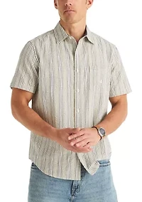 Big & Tall Seersucker Short Sleeve Shirt