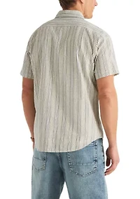 Big & Tall Seersucker Short Sleeve Shirt