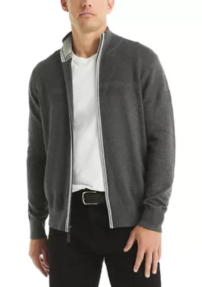 Big & Tall Performance Mock Neck Full Zip Jacket