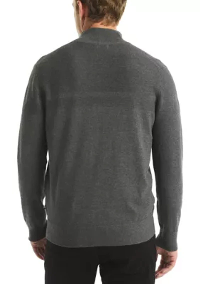 Big & Tall Performance Mock Neck Full Zip Jacket