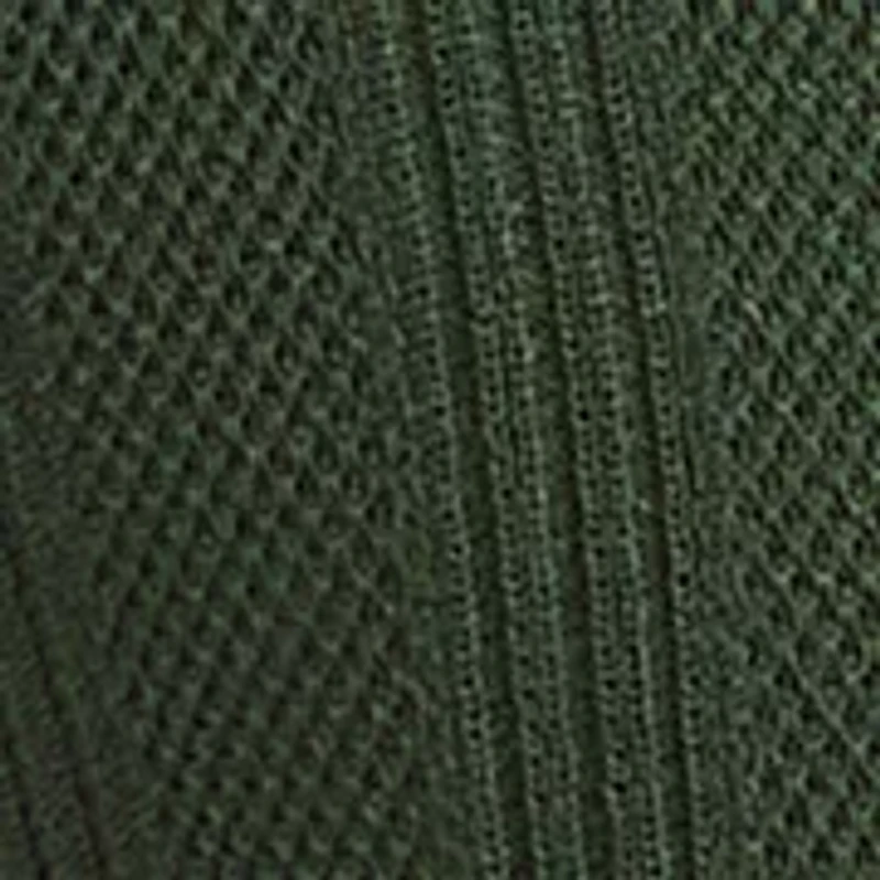 Big & Tall Textured Open Front Polo Sweater