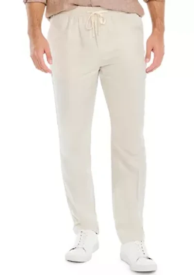 Linen Drawstring Pants