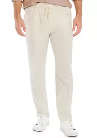 Linen Drawstring Pants