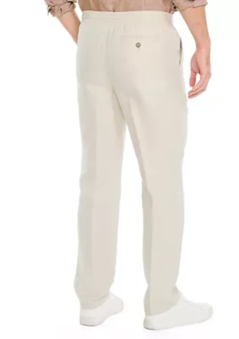 Linen Drawstring Pants