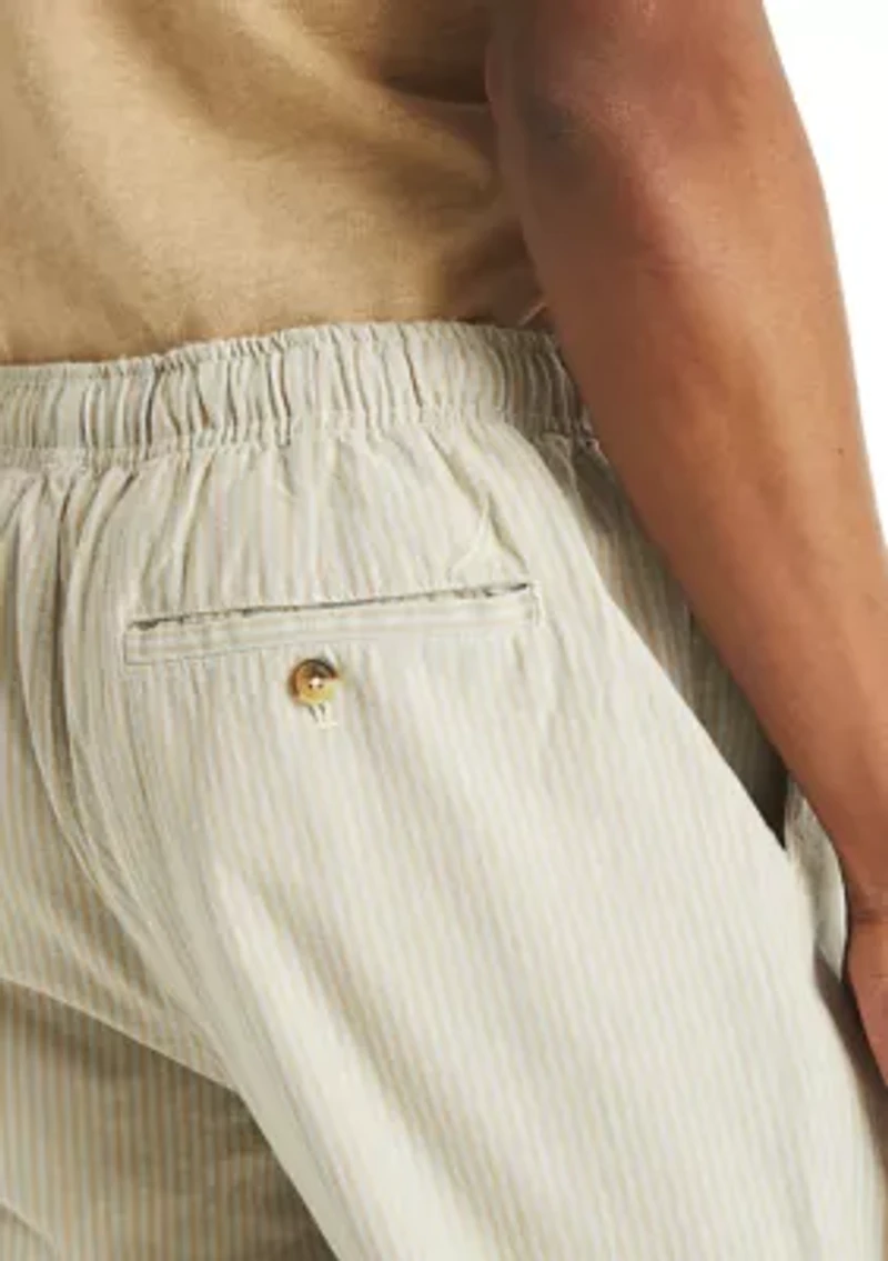 Striped Drawstring Pants