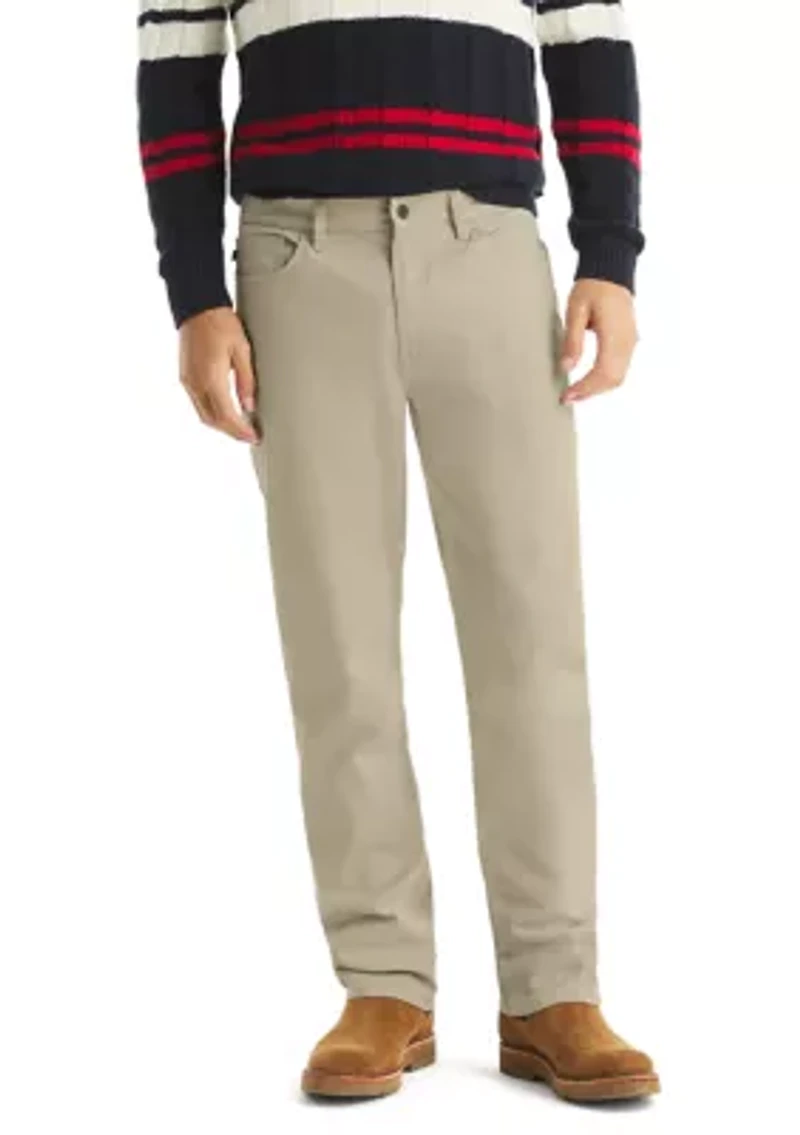 Vintage Straight Stretch Denim Jeans