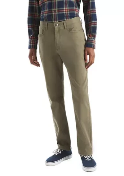 Vintage Straight Stretch Denim Jeans