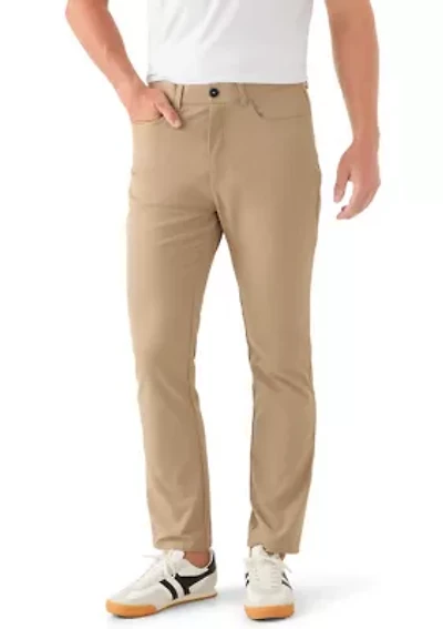 Men's Straight Fit 5 Pocket Performance Pants