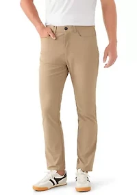 Men's Straight Fit 5 Pocket Performance Pants