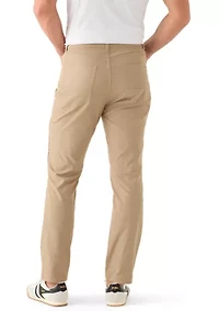 Men's Straight Fit 5 Pocket Performance Pants