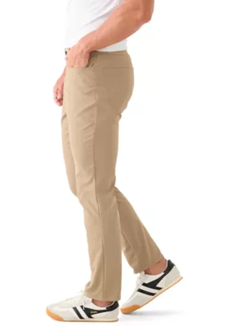 Men's Straight Fit 5 Pocket Performance Pants