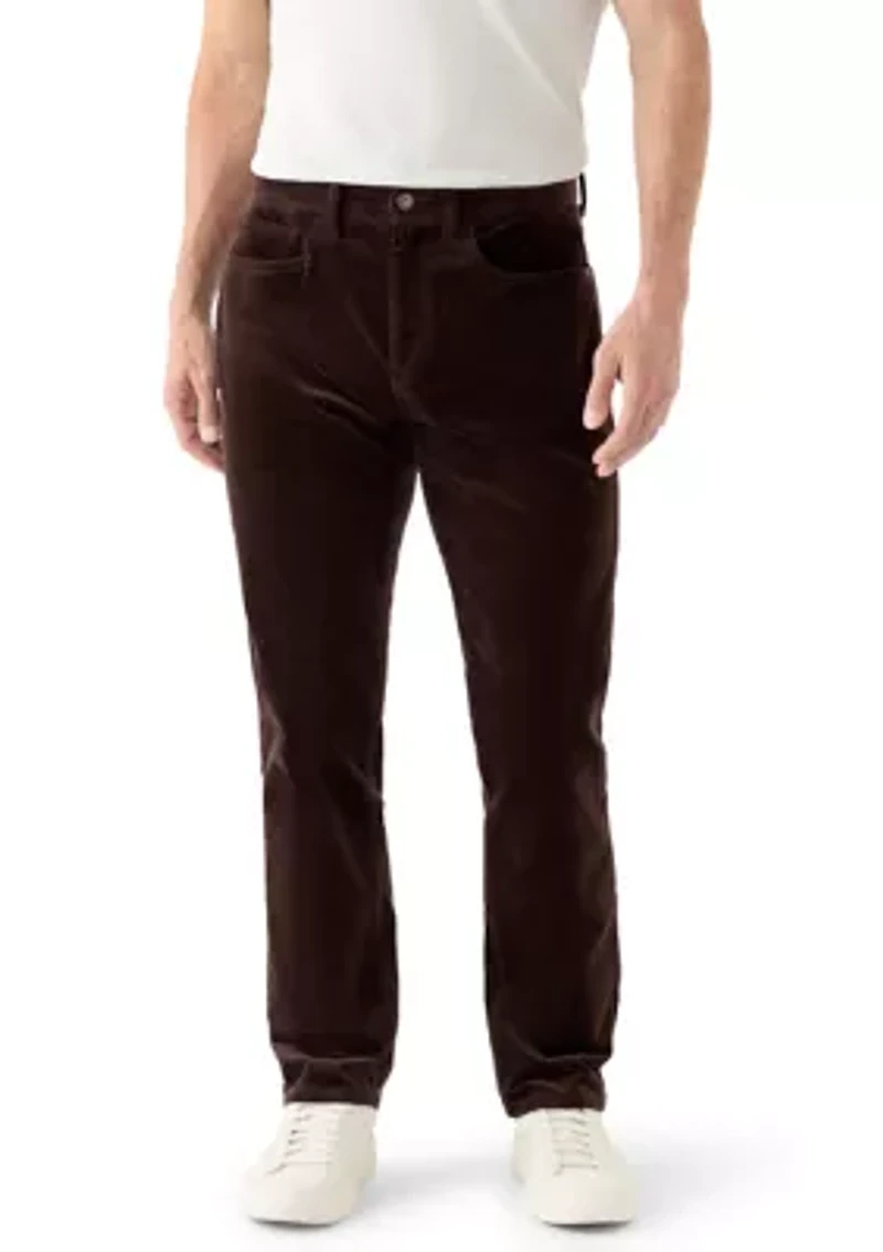 Men's Straight Fit Stretch Corduroy Pants