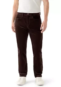 Men's Straight Fit Stretch Corduroy Pants