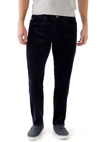 Men's Straight Fit Stretch Corduroy Pants