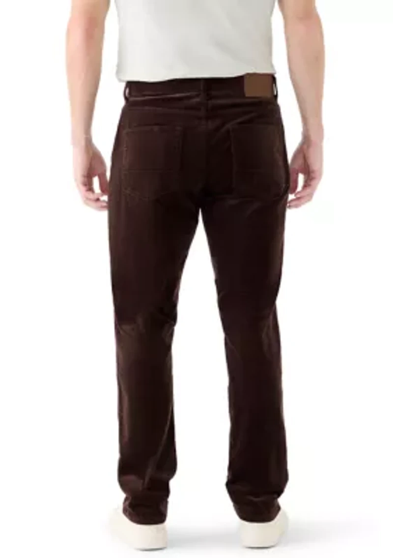 Men's Straight Fit Stretch Corduroy Pants