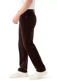 Men's Straight Fit Stretch Corduroy Pants