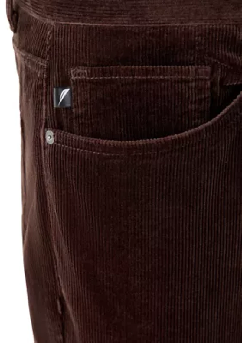 Men's Straight Fit Stretch Corduroy Pants