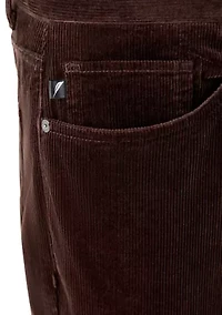 Men's Straight Fit Stretch Corduroy Pants