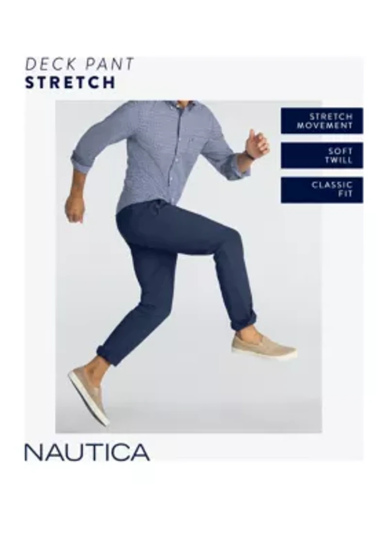 Classic Flat Front Deck Pants