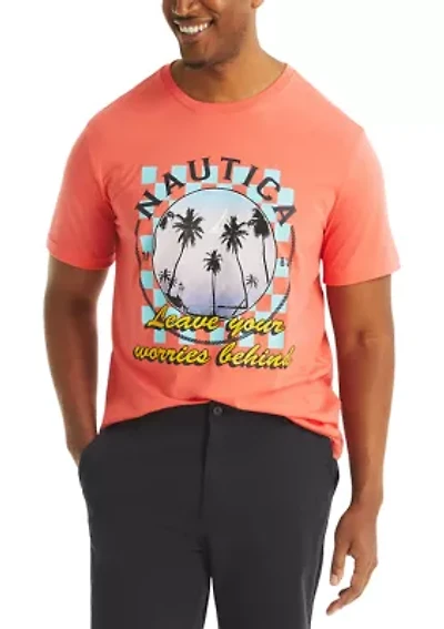 Big & Tall Leave Your Worries Behind Graphic T-Shirt