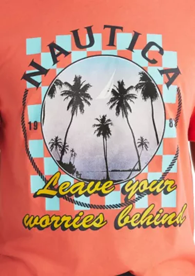 Big & Tall Leave Your Worries Behind Graphic T-Shirt
