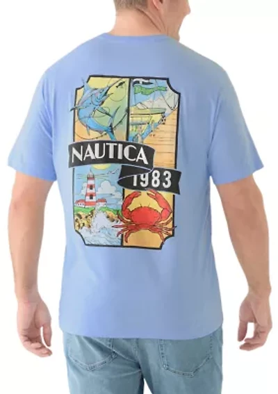 Big & Tall Coastal Graphic T-Shirt