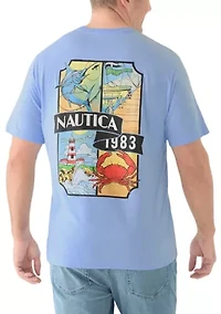 Big & Tall Coastal Graphic T-Shirt