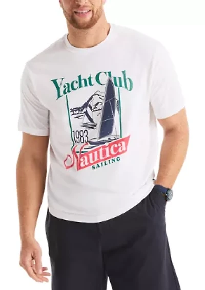 Big & Tall Yacht Club Graphic T-Shirt