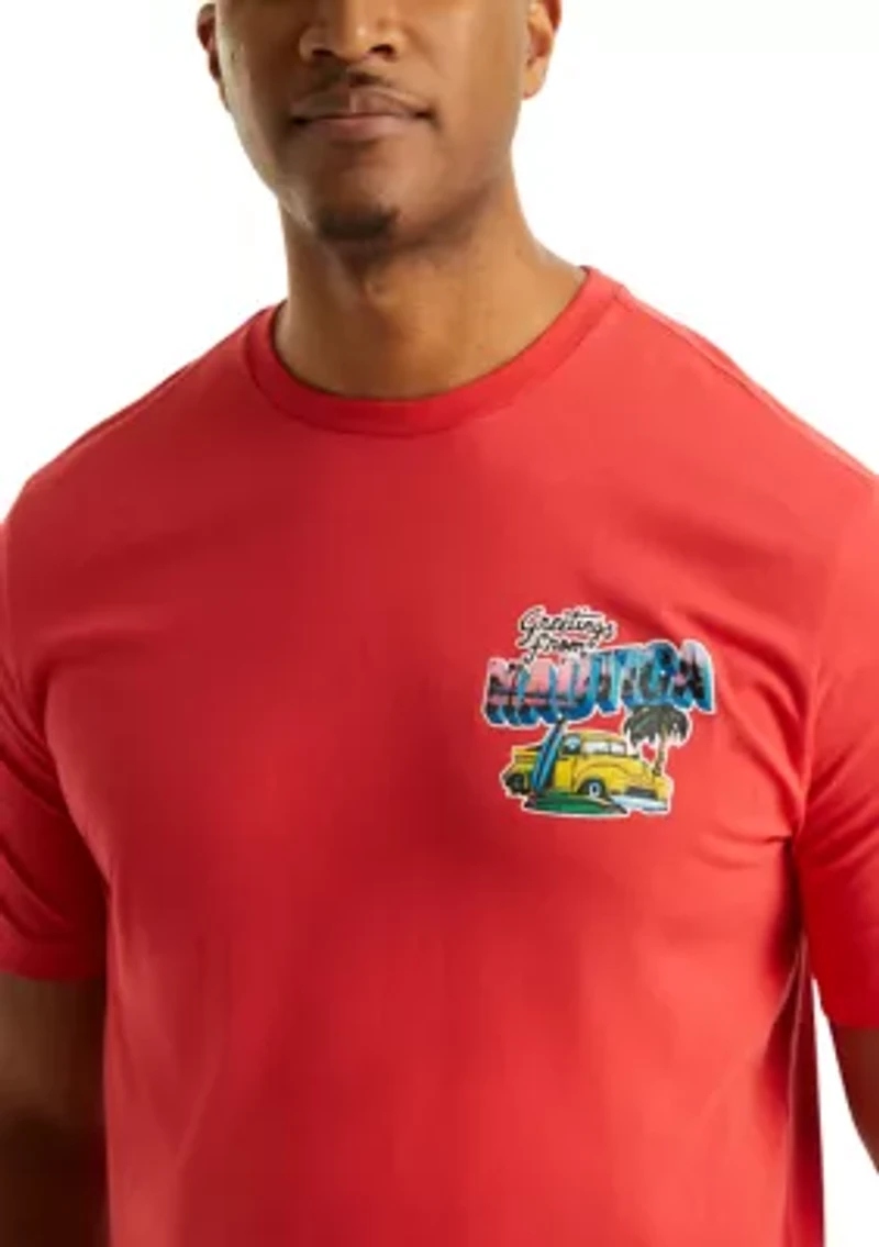 Big & Tall Beach Vibe Graphic T-Shirt