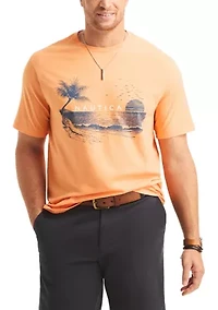 Big & Tall Peace Sunset Graphic T-Shirt