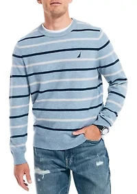Sustainably Crafted Striped Crew Neck