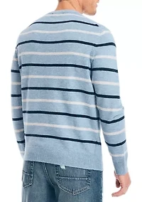 Sustainably Crafted Striped Crew Neck