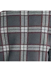 Navtech Plaid Jacquard Crew Neck Sweater