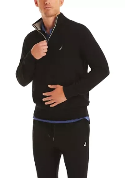 Mock Neck 1/4 Zip Pullover