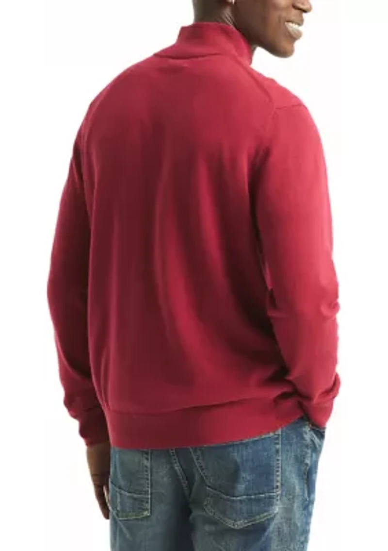 Mock Neck 1/4 Zip Pullover