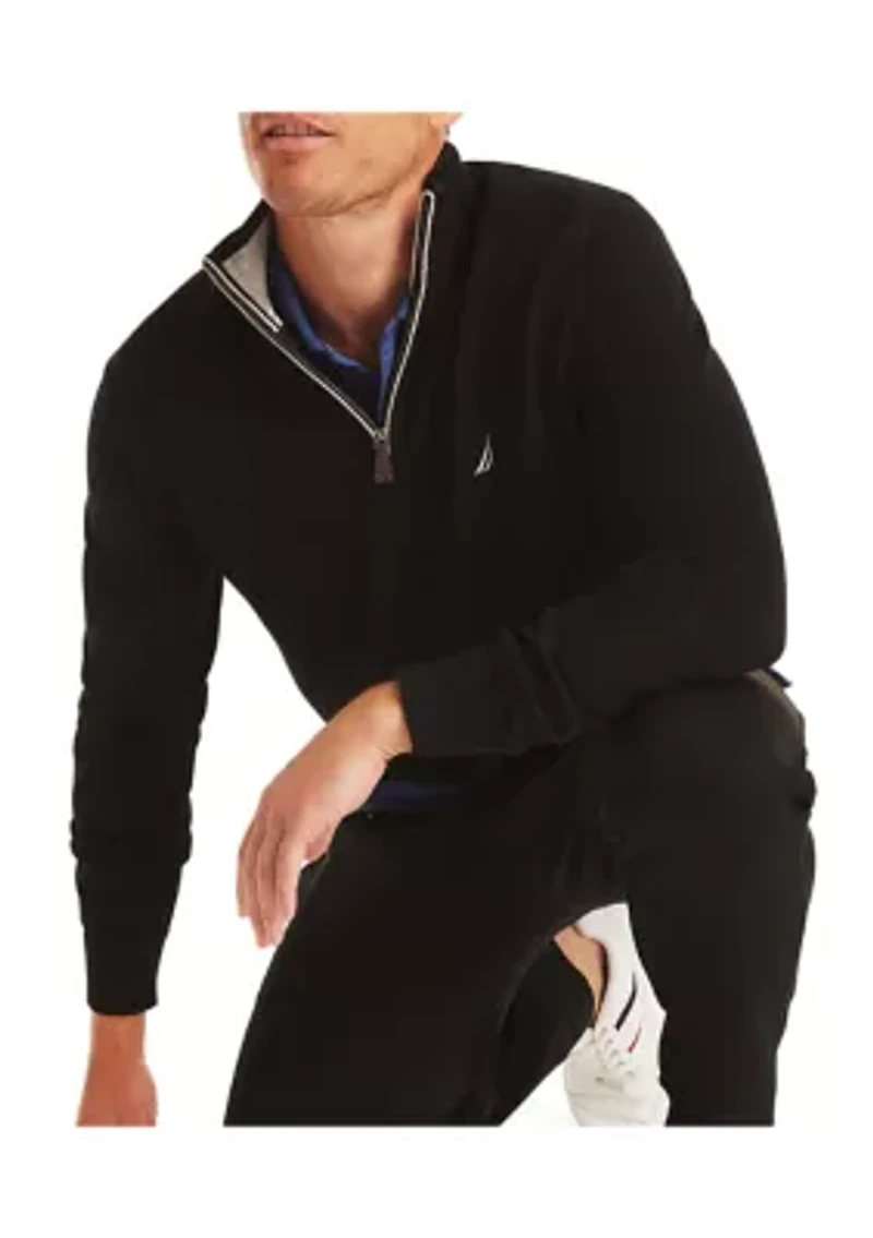 Mock Neck 1/4 Zip Pullover