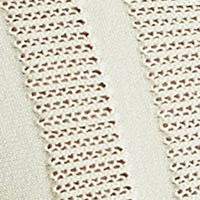 Textured Striped Button-Up Sweater Polo