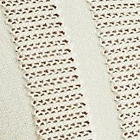 Textured Striped Button-Up Sweater Polo