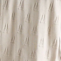 Printed Sweater Polo Shirt