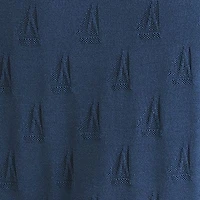 Printed Sweater Polo Shirt