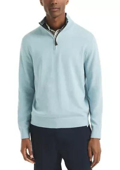 Solid 1/4 Zip Pullover