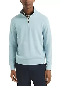 Solid 1/4 Zip Pullover