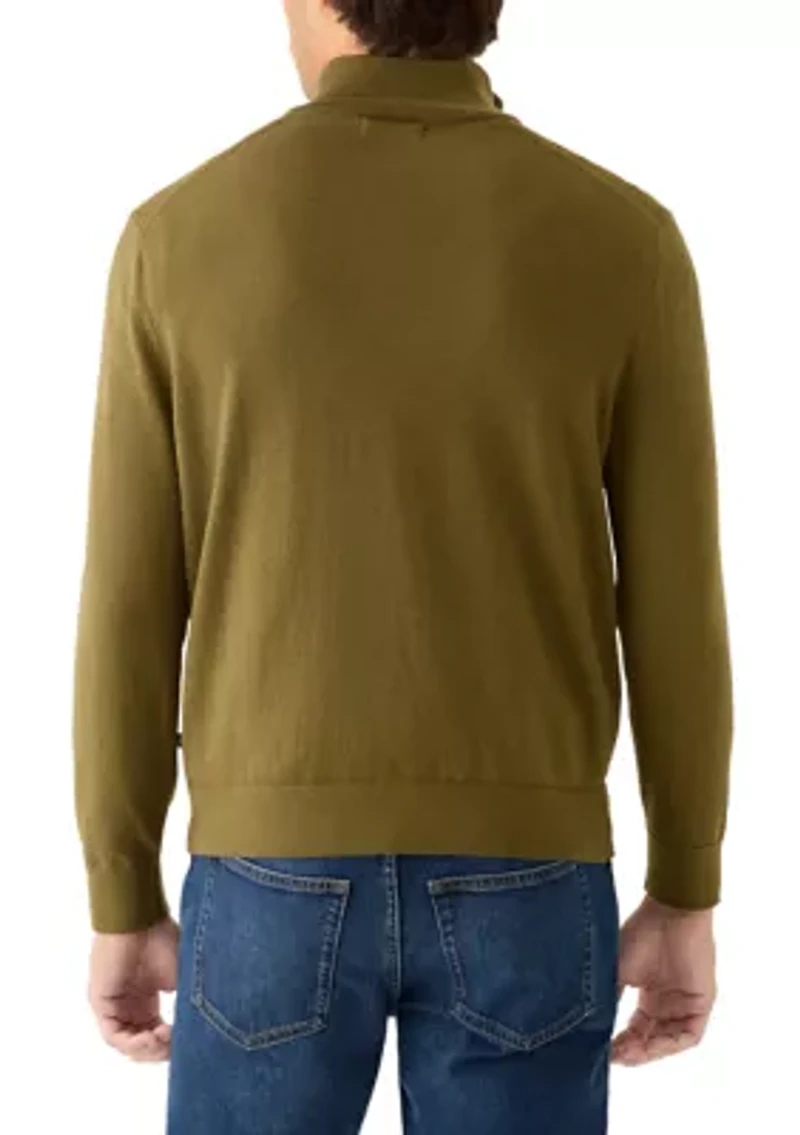 Solid 1/4 Zip Pullover