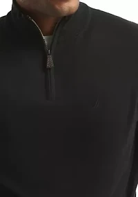 Solid 1/4 Zip Pullover