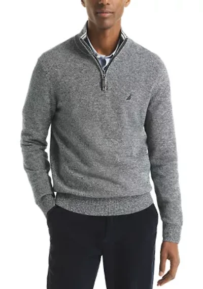 Solid 1/4 Zip Pullover