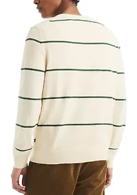 Striped Crew Sweater
