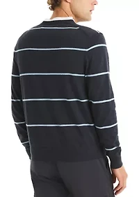 Striped Crew Sweater