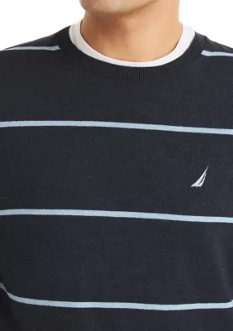 Striped Crew Sweater