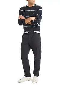 Striped Crew Sweater